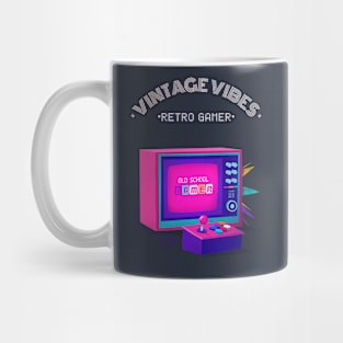 Vintage Vibes, Retro Gamer Retro Gaming Mug